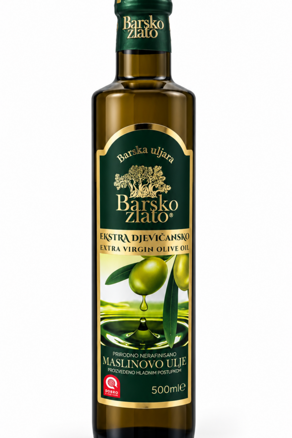Barsko Zlato – Extra Vierge Olijfolie uit Montenegro 250/500 ml